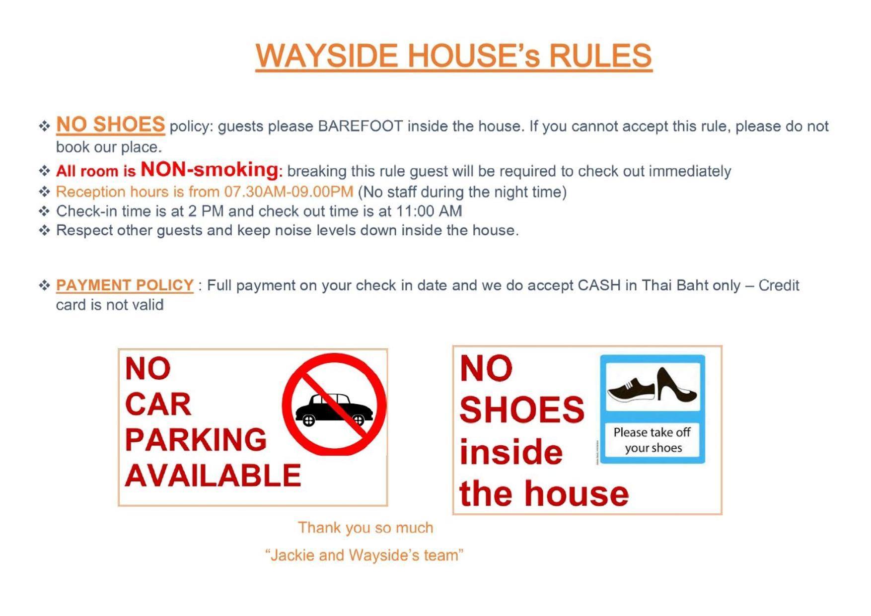 Wayside Guesthouse Chiang Mai Exterior foto