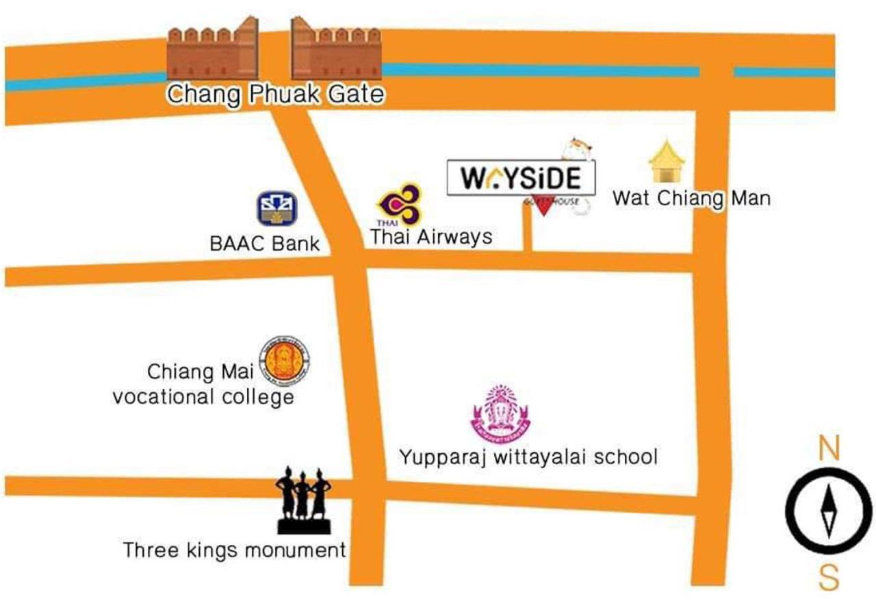 Wayside Guesthouse Chiang Mai Exterior foto
